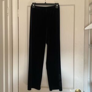 baggy velour pants